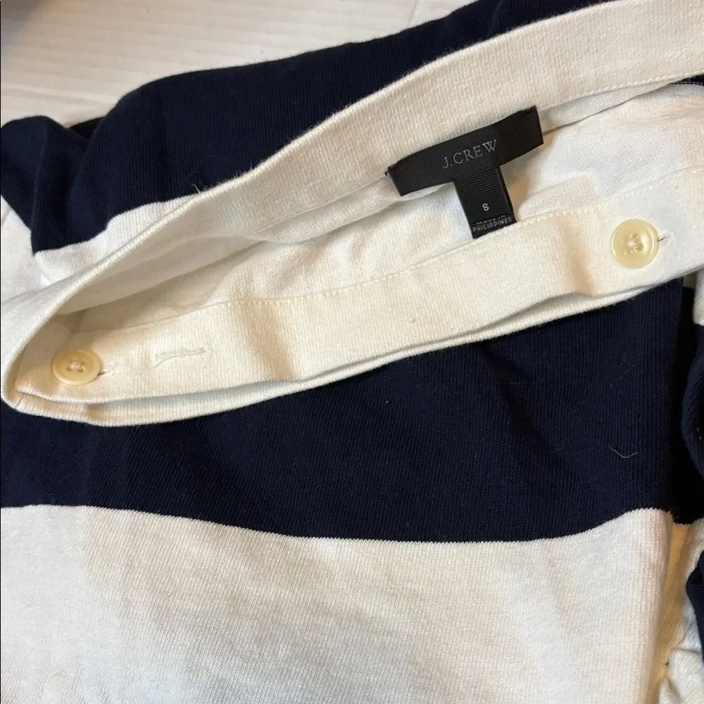 J. Crew Rugby Stripe Wrap Skirt Sz S